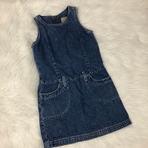 Girls Levi Strauss Red Tab Jean Dress size 10 reg